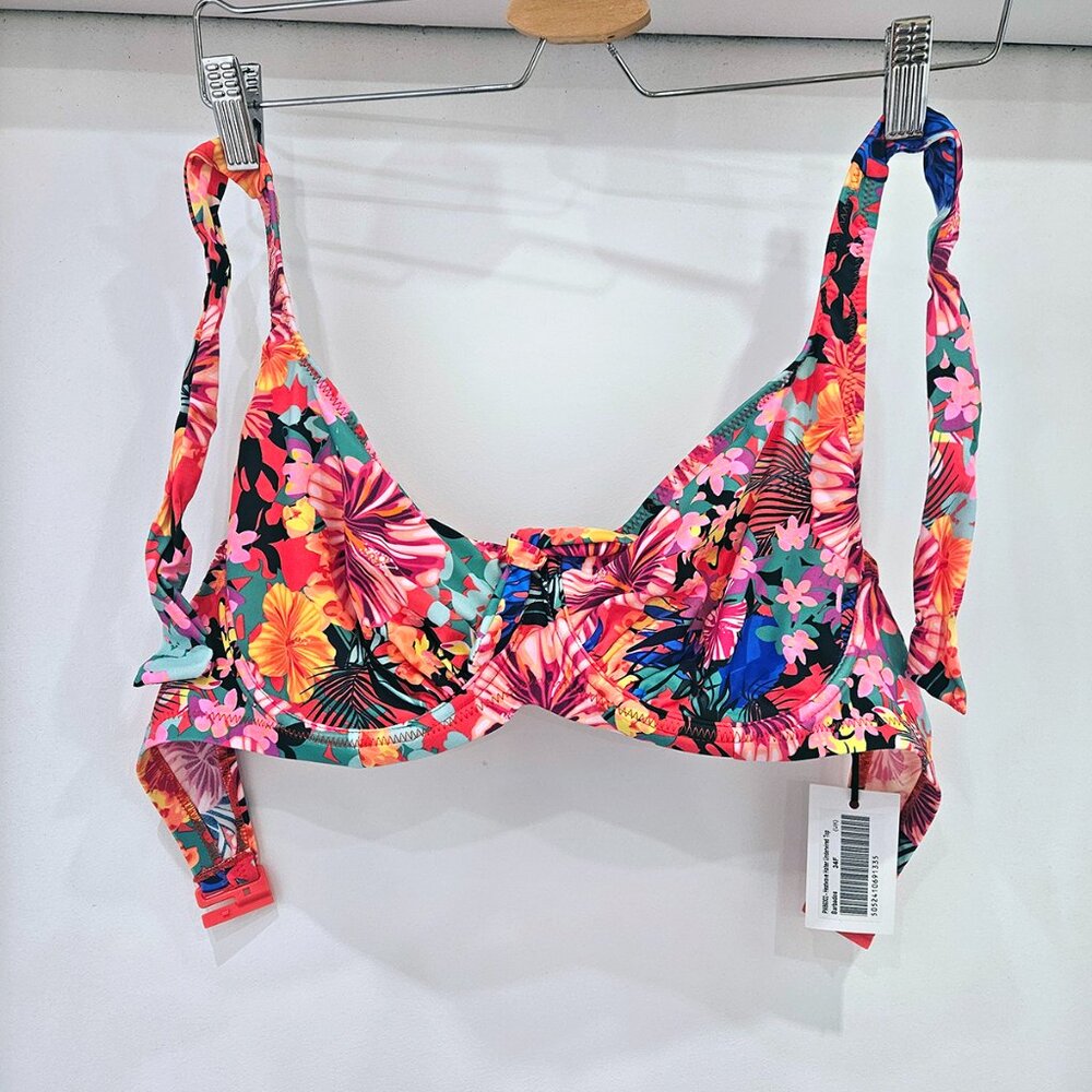 Pour Moi Heatwave Floral Underwire Bikini Top – 34F (UK)